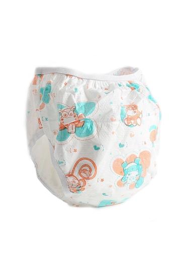 Sevi Bebe Pamuk Pedli Alıştırma Külodu 4’Lü Beyaz No:1 / 0-4 Ay